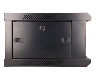 Extralink Szafka wisząca rack 4U 600x450 czarna szklane drzwi EX.2886 - 484910 - zdjęcie 7